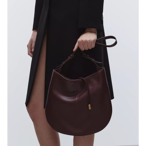 Zara NWT Bucket shoulder Bag - Picture 3 of 5